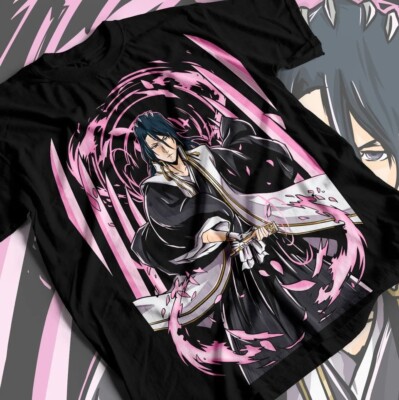 Byakuya Kuchiki Shirt Senbonzakura Shirt Horror Anime Shirt Ichigo