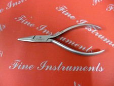 Zahntecknik Zange/Flachzange 14,5 cm . Extra Fein  Glatt Maul