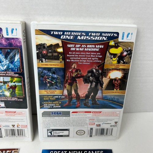 Thor God Of Thunder Wii & Iron Man 2 Wii Lote Completo Nintendo Wii - Imagen 12 de 15