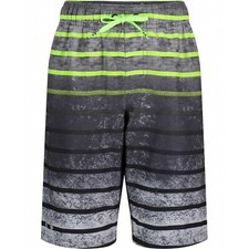 NWT Under Armour Boys' Ocean Foam Gradient Volley Swim Shorts Size M