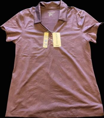 Purple North End Sport Polo Style Shirt-M-Female