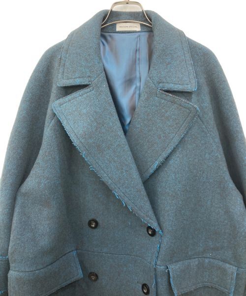 トップス MAISON SPECIAL Chambray Wool Shirt Coat S Maison Special Super 140 Chambray Double Coat | eBay