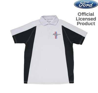 FORD MUSTANG POLO SHIRT Official Licensed Mechanic Hemd Kurzarm Pit Crew Work V8
