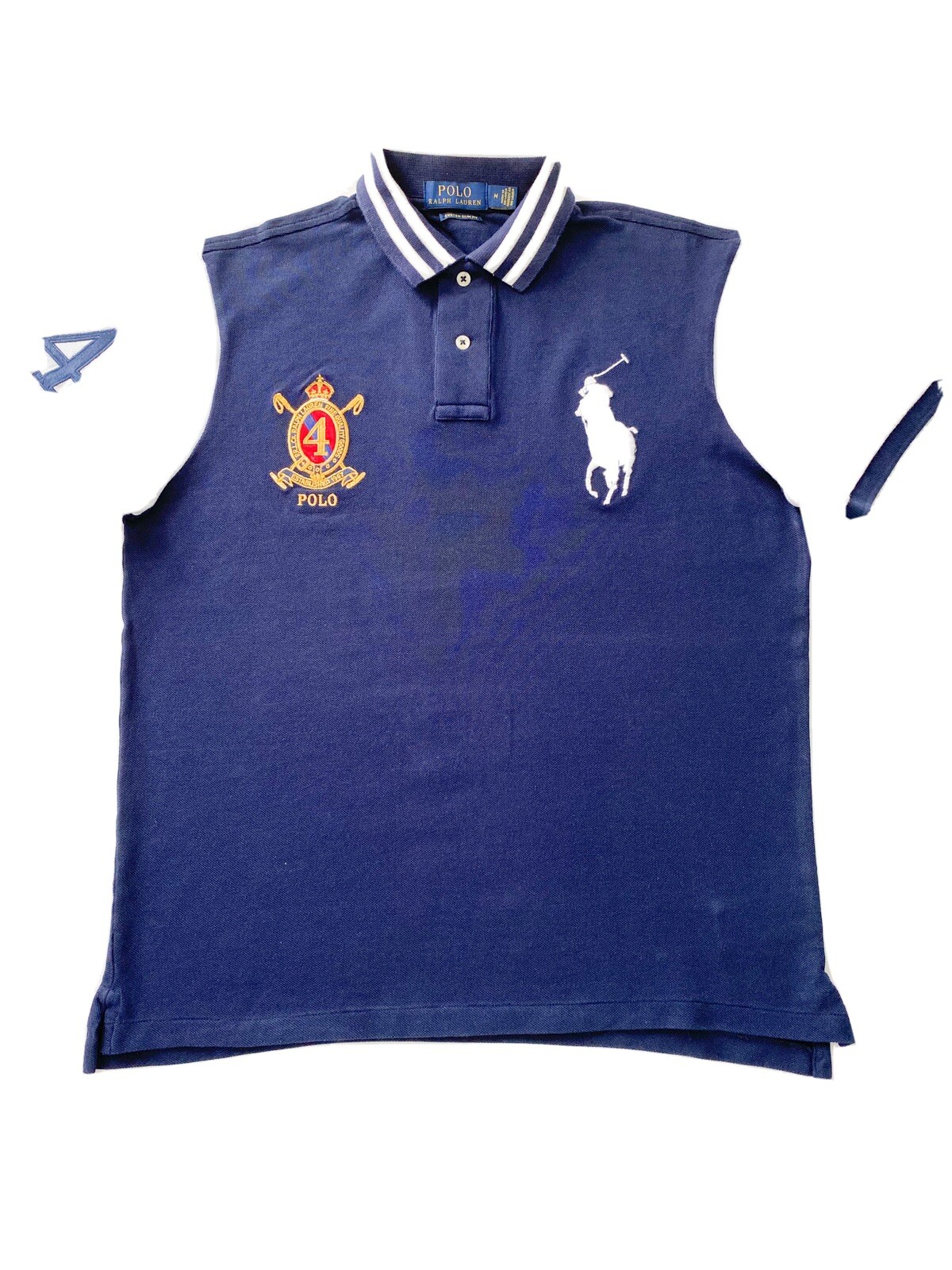 FILA Polo Ralph Lauren uomo Big Pony maglia canottaggio club personalizzata slim fit taglia S