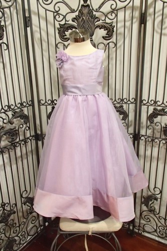 F136 EDEN PRINCESS 12378 SZ 3 IR LVD /LILAC FLOWER GIRL dress - Picture 3 of 12