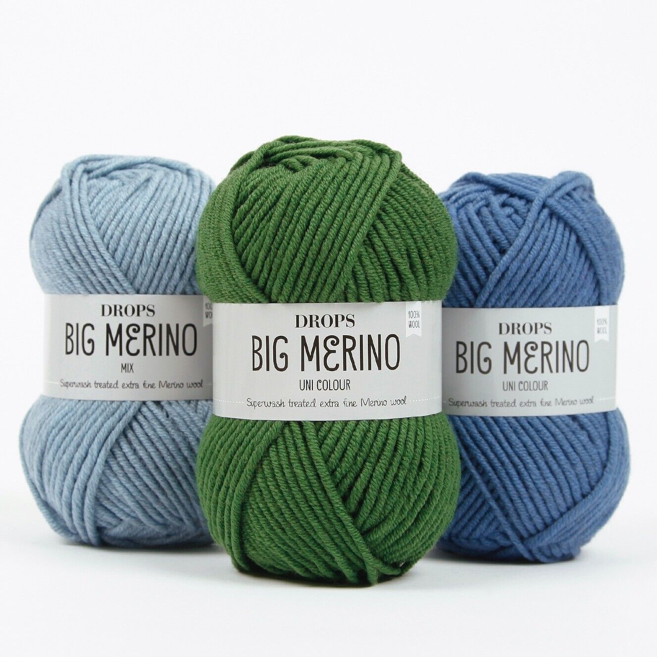 Gå op Gemme essens Merino Wool Aran Yarn SUPERWASH Baby Crochet Knitting Squishy DROPS BIG  MERINO | eBay