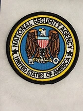 National Security Agency (NSA) Patch - Iron on Stitched Patch NEW!