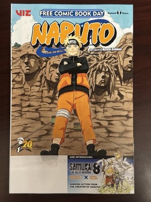 NARUTO SAMURAI 8 * FCBD 2020 VIZ MANGA * Unread Unstamped NM