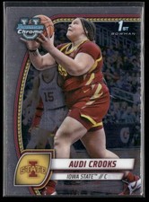 Audi Crooks 2024-25 Bowman University Chrome #9 Iowa State Cyclones