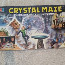 Rare Crystal Maze Board Game MB Games Vintage 1991 INCOMPLETE SPARES REPAIR 