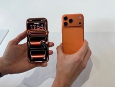 Apple Smartphone Bar Style Orange Color Dual ...