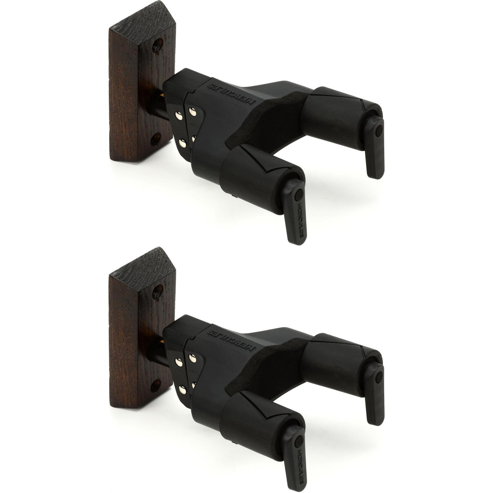 Hercules Stands GSP38WBWP ПЛЮС Настенная вешалка для гитары на деревянном основании с коротким рычагом и 7790₽