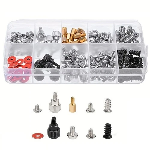 228PCS For Computer Screw Kit for Case Hard Drive and Mainboard Repair