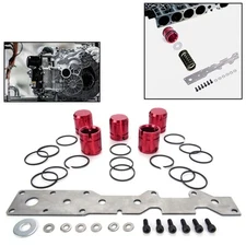 45RFE 545RFE 68RFE Transmission Accumulator Piston Set and Plate Repair Kit Red
