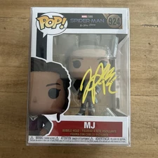RARE Zendaya Signed Autographed Funko Pop #924 MJ Spider-Man w/COA Authenticated