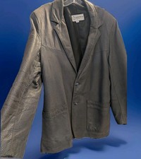 Vintage Mens 42 DEERSKIN TRADING POST Soft Gr...