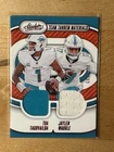 2024 Panini Absolute Football Tua Tagovailoa / Jaylen Waddle #TTM-MIA