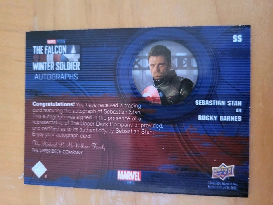 UD El Halcón y el Soldado de Invierno Sebastian Stan como Bucky Barnes Automático Foto 2 de 2