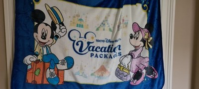 TOKYO Disney Urlaubspaket Mickey Minnie Fleece Überwurf Decke