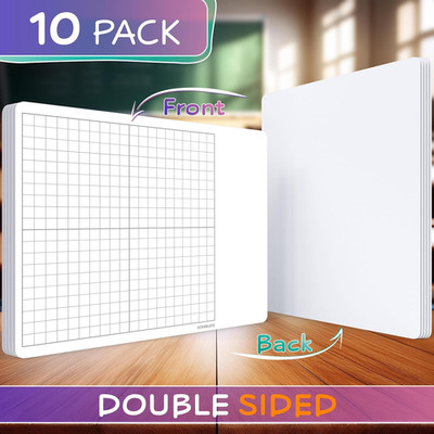 XY Graph Dry Erase Sheets 11 X14  Math Practice Small White Board Dry Erase S...