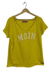 DERBE Oversized Shirt Damen Shirt Gr. DE 38 blassgelb Casual-Look