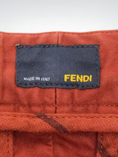 FENDI/Straight Pants/Size 48/Cotton/ORN/Solid/fb0198HRK thumbnail 4