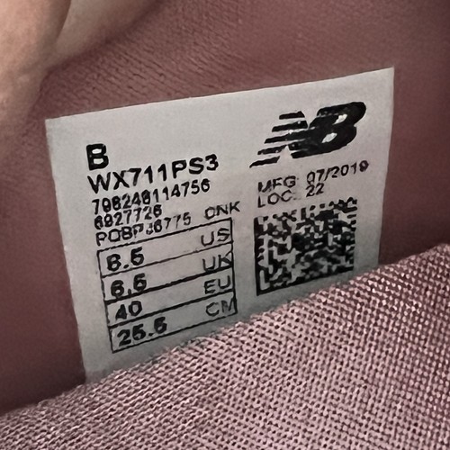 New Balance 711 Schuhe Damen 8,5 B Turnschuhe Laufschuhe rosa koralle Schnürschuhe - Bild 11 von 12