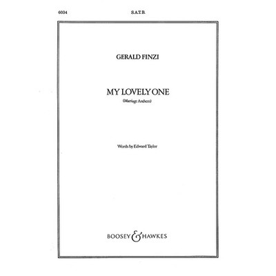 My Lovely One (Marriage Anthem) SATB Divisi composed by Gerald Finzi
