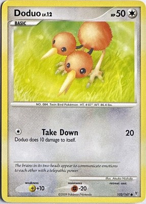 Doduo 102/147 Common Supreme Victors Pokemon Lightly Played
