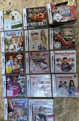 Nintendo DS Spielesammlung Mit Originalverpackung Und Anleitung