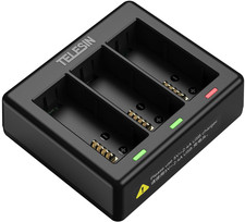 Telesin Enduro Batteries Charger with Type-C USB Cable for GoPro HERO13 Black