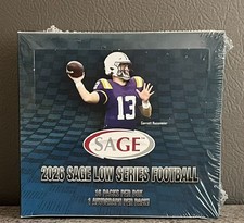 2026 SAGE LOW SERIES FOOTBALL HOBBY BOX - 16 Auto's per box!!