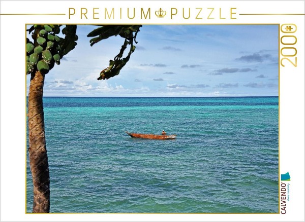 Calvendo Puzzle Angler Auf Dem Meer | 2000 Teile Lege-GrößE 90 × 67 Cm Foto-Puzz-image