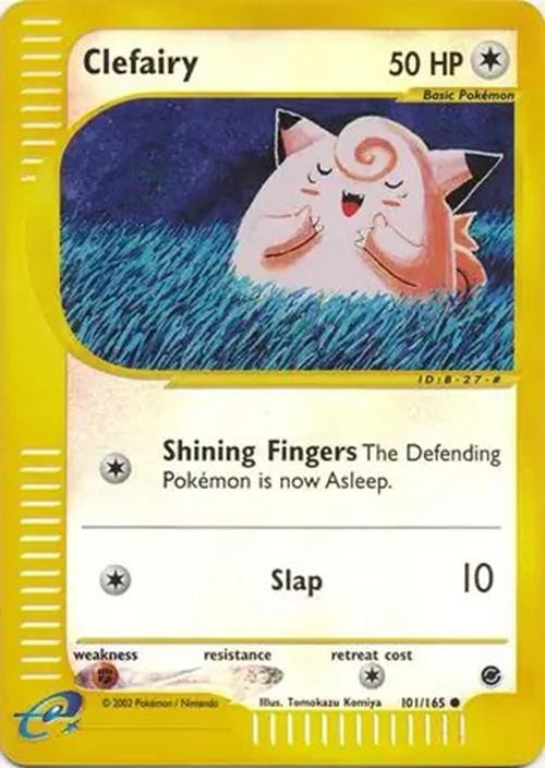 Clefairy - 101/165 - Pokemon Expedition Reverse Holo Rare Card NM