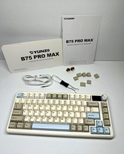 YUNZII B75 PRO MAX 75% Wireless Mechanical Keyboard TFT Knob QMK/VIA