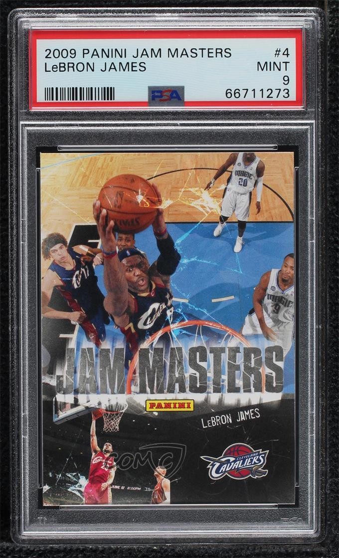 2009 Panini PANINI JAM MASTERS #4 Lebron James front