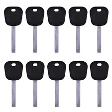 Uncut Transponder Key Replacement For Gm Id46 Gm Circle Chip B120-pt 10 Pack