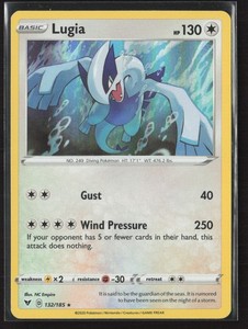 Lugia 132/185 Holo Rare Vivid Voltage