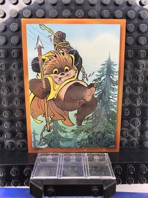 2022 Topps Chrome Star Wars WICKET W. WARRICK Vintage Card V-11. Orange #05/25