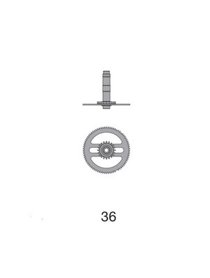 ETA C01.211 Teile - Ref. 240 - Fahrritzel