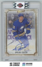 2021-22 UD Clear Cut Champ's Rookie Auto Dylan Cozens #C-DC Buffalo Sabres