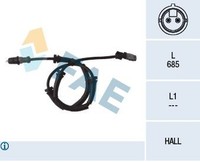 Sensor Raddrehzahl Vorne FAE 78095 FÜR Opel Renault ABS Sensor Raddrehzahlsensor