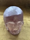 EERIE COOL LOOKING SMOKY/CLEAR Quartz Crystal? Translucent SPOOKY SKULL PIECE — photo 2
