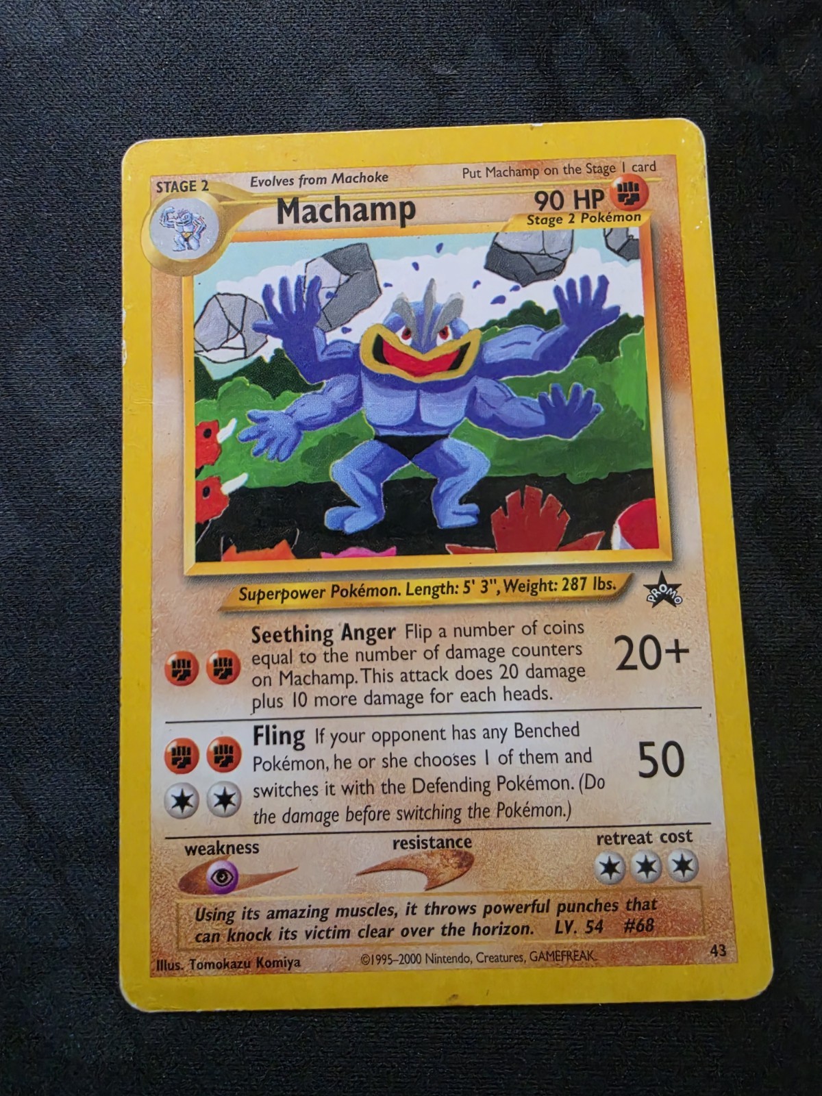 Machamp 43/53 WOTC Promo Regular