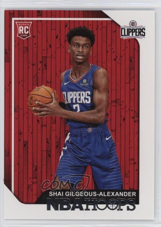2018-19 Panini NBA Hoops Shai Gilgeous-Alexander #262 Rookie RC