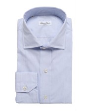 NWT SALVATORE PICCOLO DRESS SHIRT Napoli cotton handmade luxury Italy 43 17