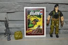 1985 Gijoe Cobra Hasbro Warrant Officer ( Flint ) W/ Weapons & Action Card !