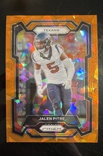2023 Panini Prizm - Jalen Pitre #120 Orange Ice Prizm