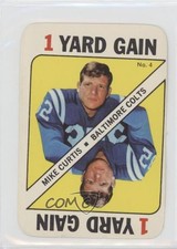 1971 Topps Game Cards Mike Curtis #4 0ym3