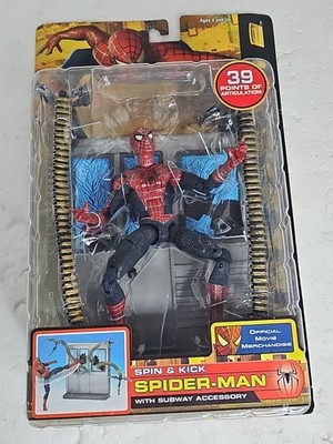 2004 Spider Man Spin & Kick With Subway Accessory Sealed | eBay
